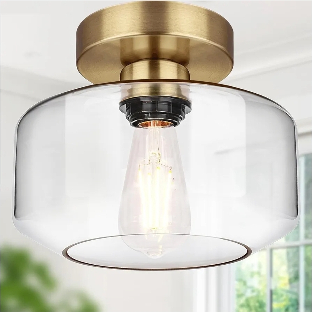 Modern Gold Ceiling Light Fixture
